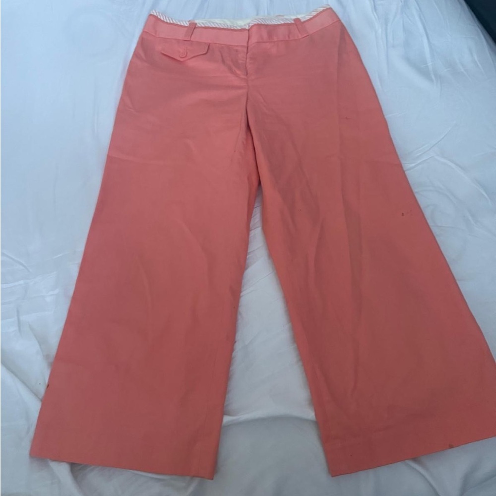 Coral Wide-Leg Women's Pants